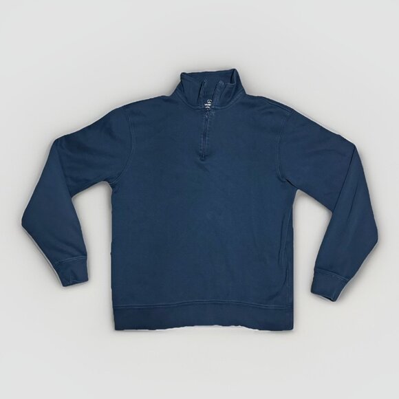 Vineyard Vines Sweatshirt Women’s Size XS Navy Blue Quarter Zip Collar - Picture 6 of 13